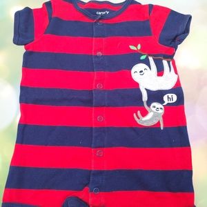 #1118 Slouch Romper 6 months